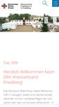 Mobile Screenshot of drk-friedberg.de